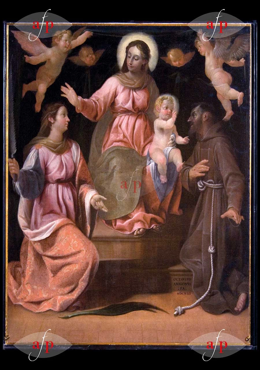 41-Madonna col Bambino e i santi Eufemia e Francesco-Vello 